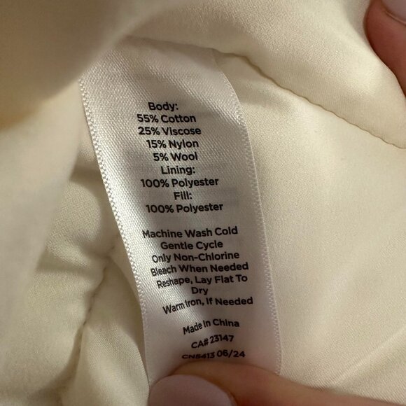 Talbots Cable Knit Quilted Sweater Puffer Vest - NWT - Large - Picture 6 of 7